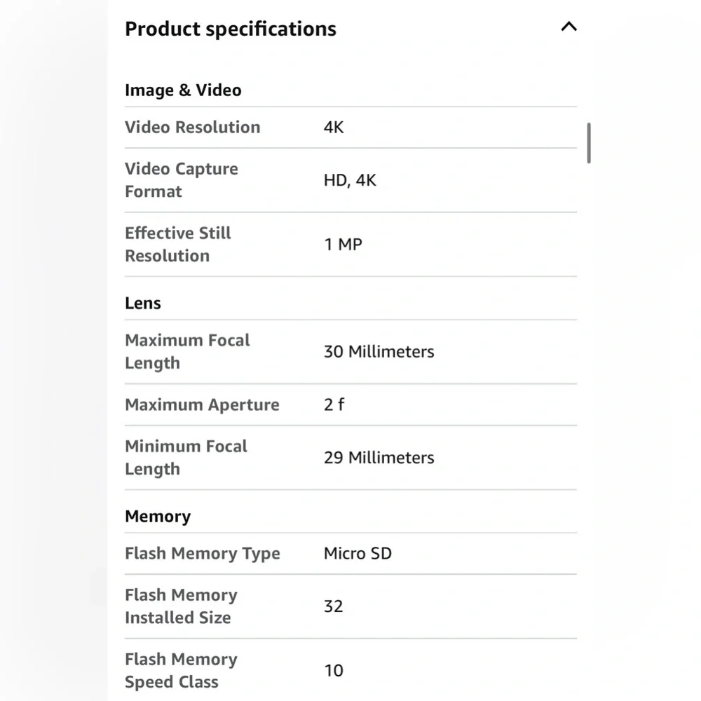 EK7000 4K Action Camera - Blue